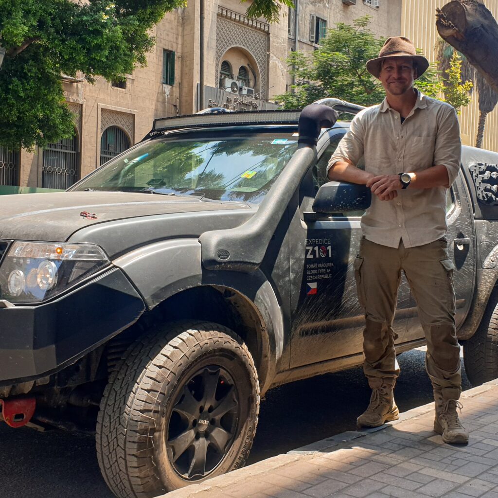 Tomáš Vaňourek před odjezdem do Súdánu